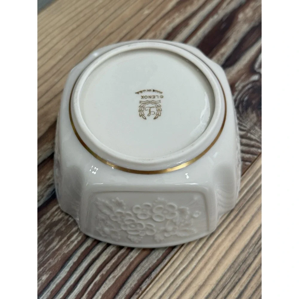 LENOX Ivory Floral 4 5/8